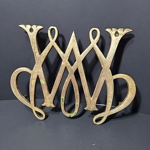 Vintage Williams and Mary Cypher Brass Trivet